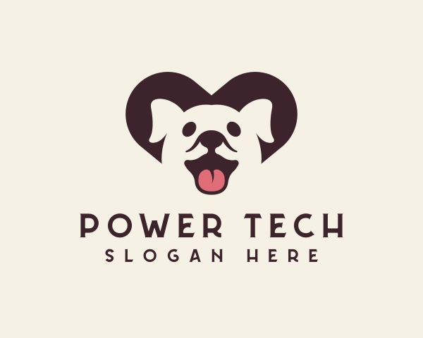 Puppy logo example 1