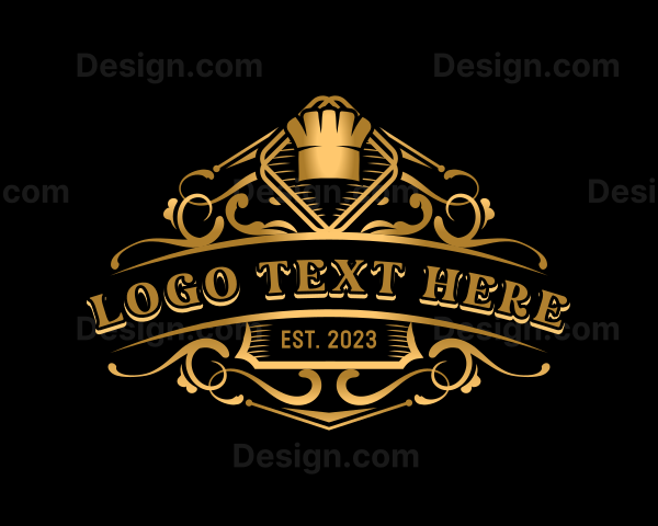 Luxury Restaurant Cuisine Logo