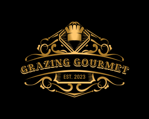 Luxury Restaurant Cuisine logo design