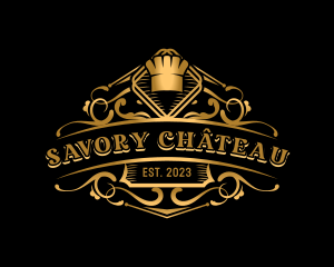 Luxury Restaurant Cuisine logo design