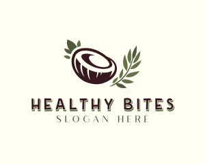 Healthy Organic Coconut logo design