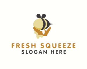 Bee Honey Drip logo design