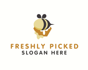 Bee Honey Drip logo design