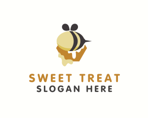 Bee Honey Drip logo design