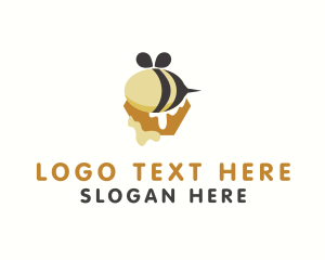 Drip - Bee Honey Drip logo design