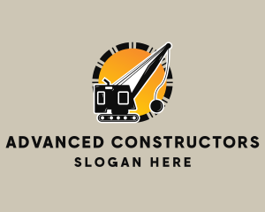 Wrecking Ball Construction Machinery logo design