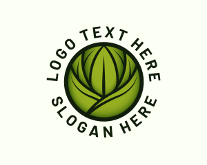 Organic Gardening Plant logo