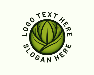 Organic Gardening Plant Logo