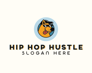 Sunglasses Hiphop Dog  logo