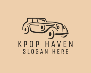 Retro Antique Automobile logo design