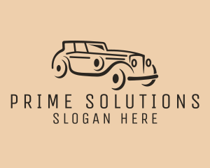 Retro Antique Automobile logo design