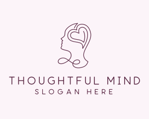 Heart Mental Wellness logo design