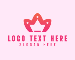 Lotus Flower Crown Logo