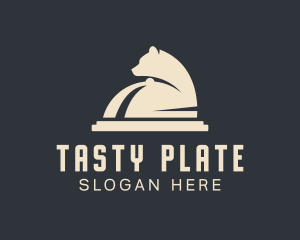 Bear Cloche Dining logo design