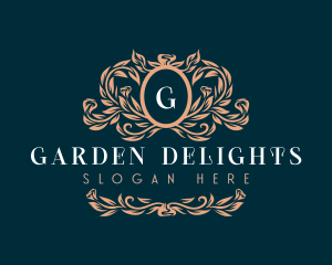 Garden Crest Ornamental logo design