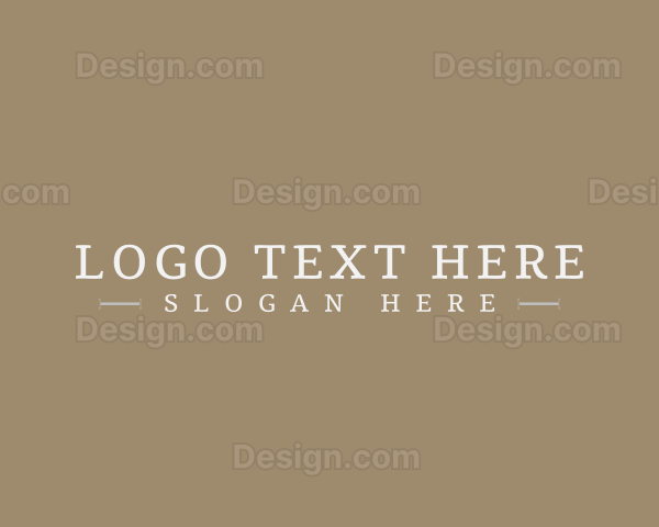 Luxe Fashion Business Logo