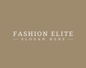 Luxe Fashion Business logo design