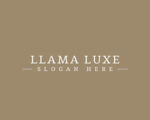 Luxe Fashion Business logo design