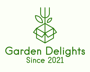 Box Garden Rake logo design