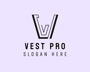 Modern Studio Letter V logo design