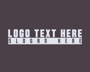 Modern Advertising Wordmark Logo