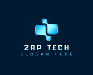 Tech Digital Pixel logo design