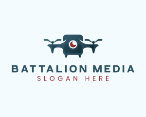 Media Camera Drone logo design