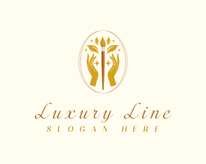 Luxury Creative Paintbrush logo design