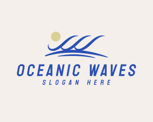 Water Sea Wave logo design