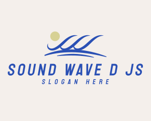 Water Sea Wave logo design