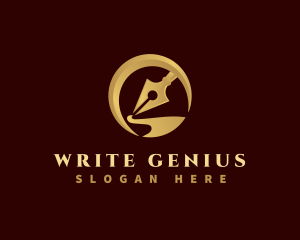 Premium Pen Writing logo