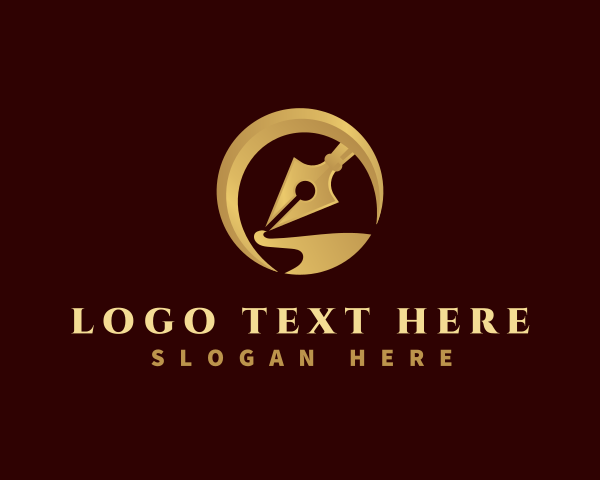 Premium Pen Writing logo