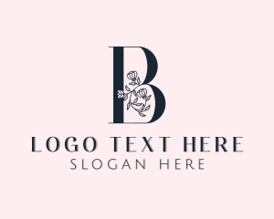 Floral Fragrance Letter B logo