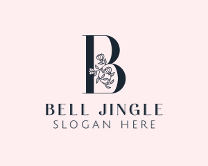 Floral Fragrance Letter B logo design