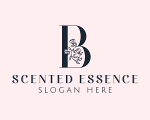Floral Fragrance Letter B logo