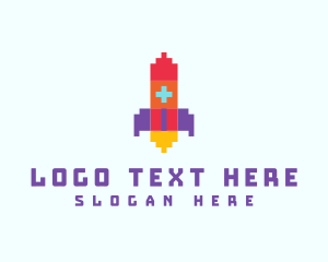 Pixel Rocket Gaming logo