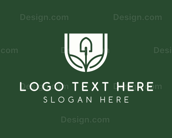 Shovel Leaf Gardening Logo