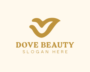 Dove Bird Symbol logo