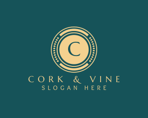 Circle Winery Bar Coin logo design