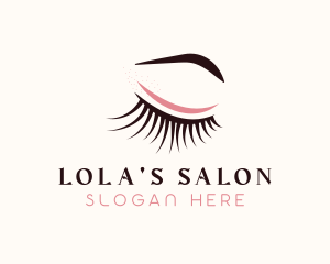 Eyebrow & Eyelash Salon logo design