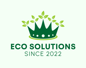 Environment Leaf Crown  logo