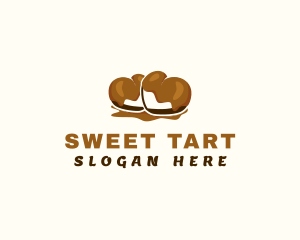 Chocolate Heart Sweets logo design