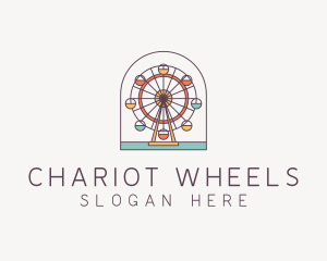 Ferris Wheel Carnival  logo design