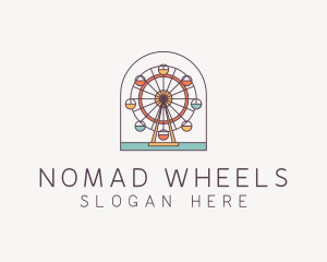 Ferris Wheel Carnival  logo design