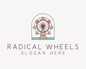 Ferris Wheel Carnival  logo design