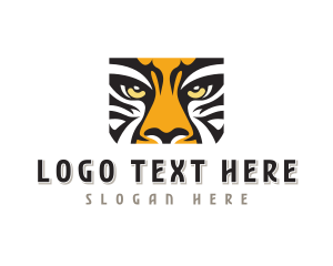 Tiger - Tiger Eyes Safari logo design