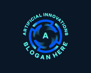 Artificial Intelligence Software logo design