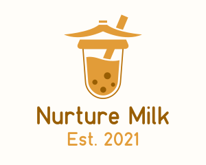 Milk Tea Temple  logo design