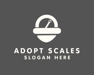 Location Pin Scale logo design