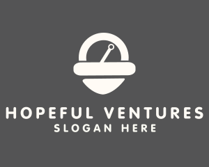 Location Pin Scale logo